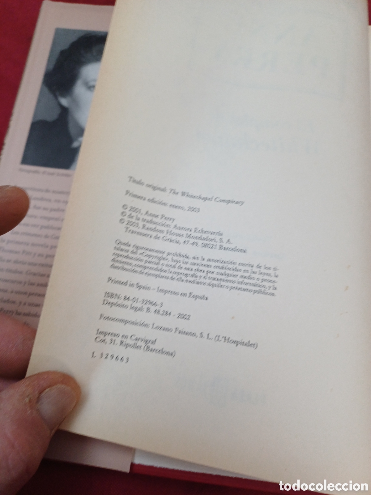 Libros: LIBRO, EL COMPLOT DE WHITECHAPEL, ANNE PERRY, 2002 - Foto 6