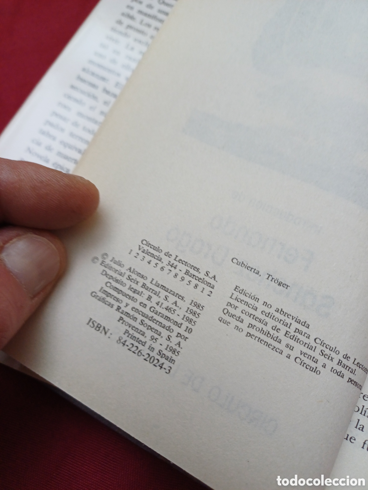 Libros: LIBRO, LUNA DE LOBOS, JULIO LLAMAZARES, 1985 - Foto 6