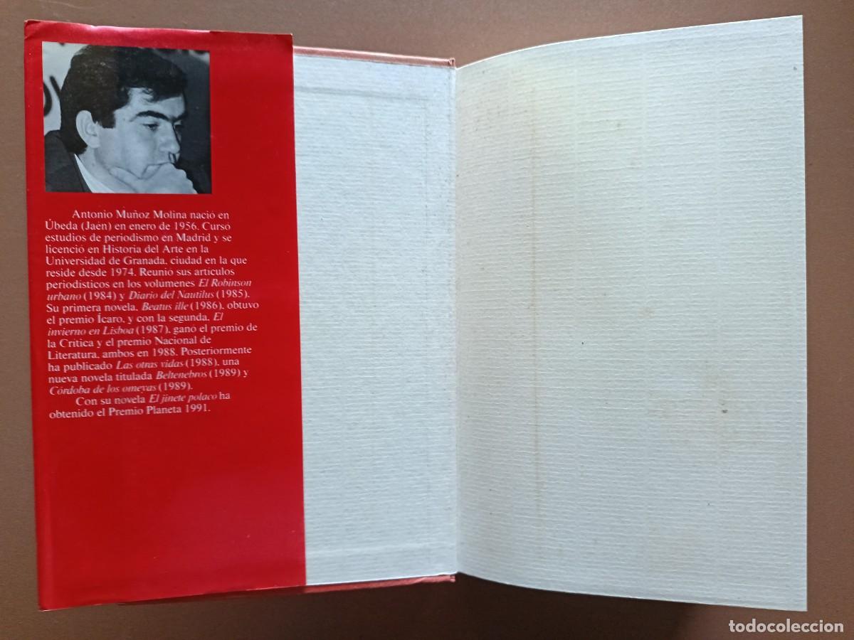 Libros: EL JINETE POLACO. A. MU&Ntilde;OZ MOLINA - Foto 2