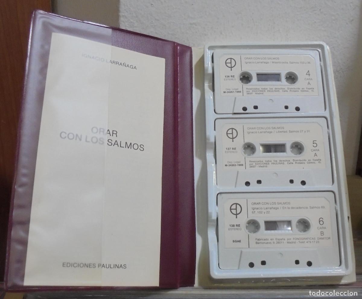 Libros: Orar con los Salmos - 2. Ignacio Larra&ntilde;aga. 3 casetes - Foto 2