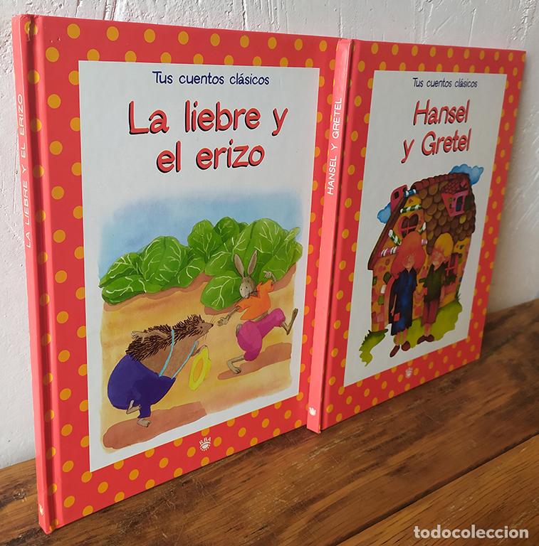 Libros: (2 Libros) HANSEL Y GRETEL / LA LIEBRE Y EL ERIZO - Foto 1