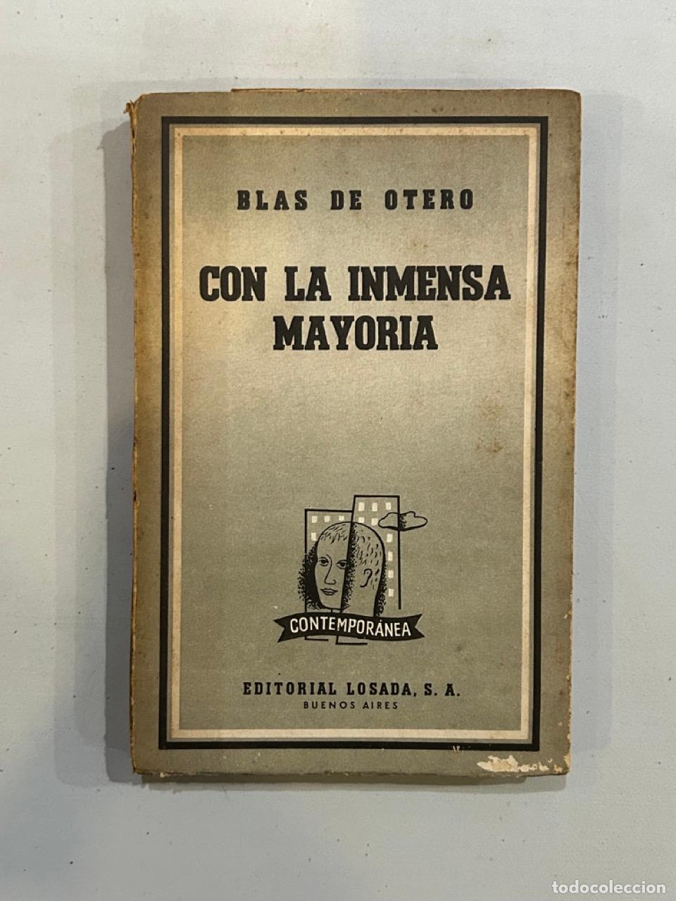 Libros: Blas de Otero - Con la inmensa mayor&iacute;a - Foto 1