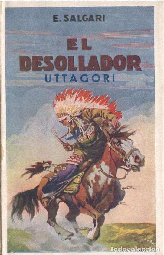 Libros: EL DESOLLADOR UTTAGORI. - SALGARI, Emilio. - Foto 1