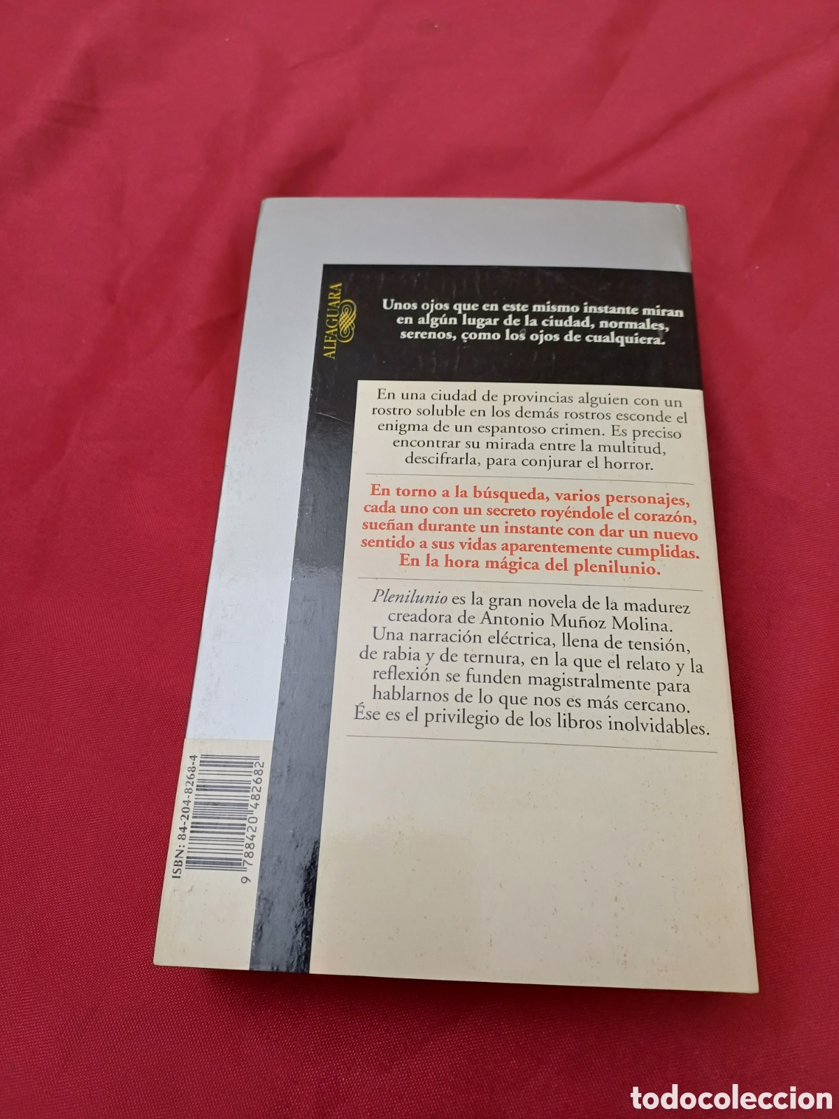 Libros: LIBRO, PLENILUNIO, ANTONIO MU&Ntilde;OZ MOLINA, 1997 - Foto 3