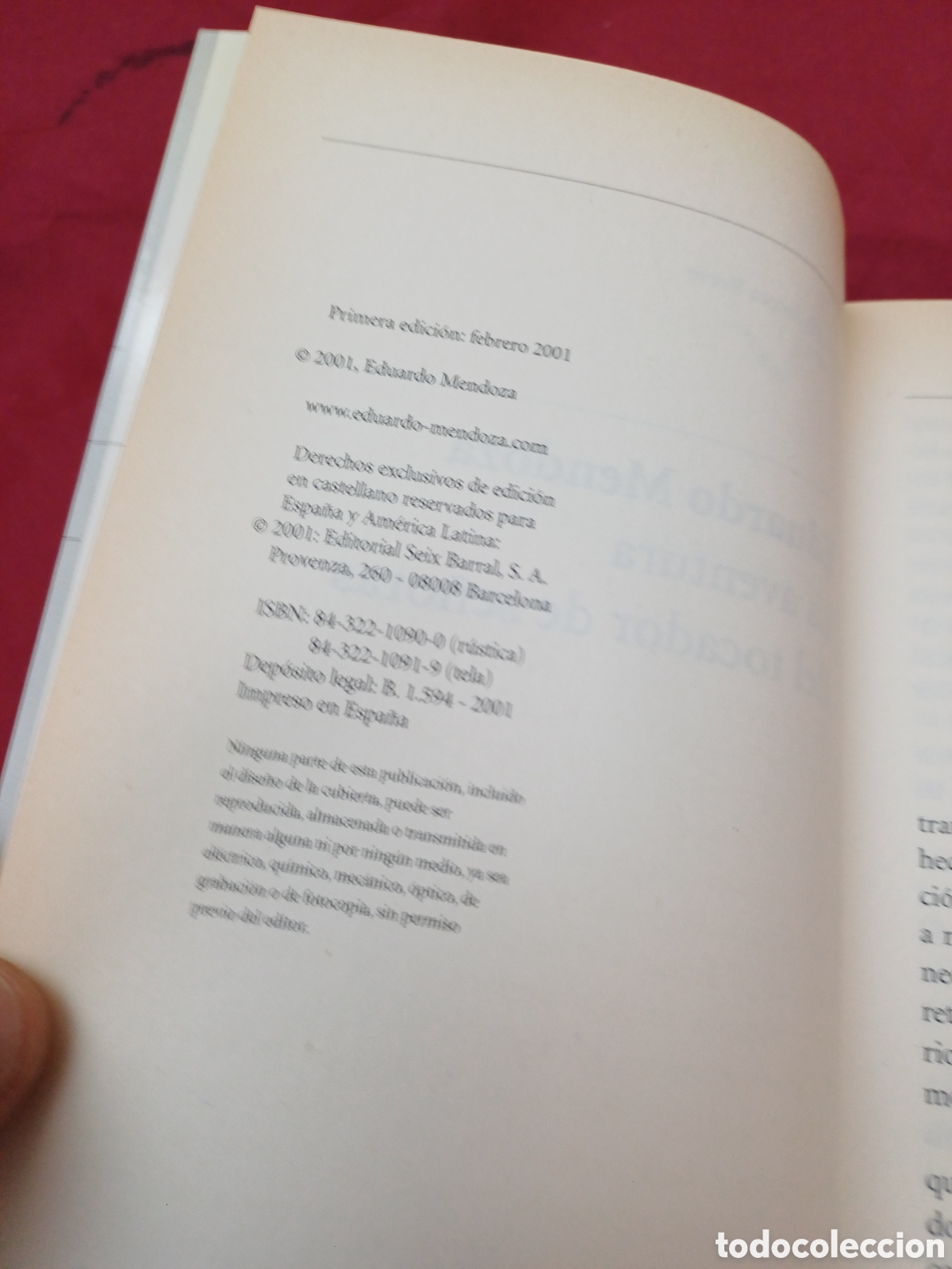 Libros: LIBRO, LA AVENTURA DEL TOCADOR DE SE&Ntilde;ORAS, A&Ntilde;O 2001 - Foto 7