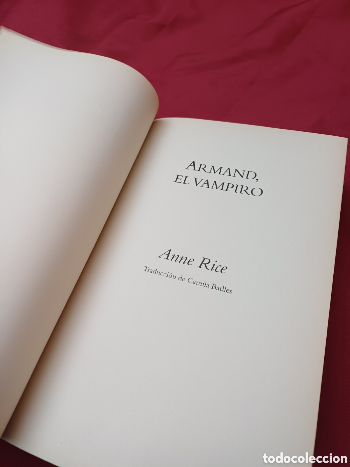 Libros: LIBRO, EL VAMPIRO, ANNE RICE, CR&Oacute;NICAS VAMPIRICAS, A&Ntilde;O 2000 - Foto 9