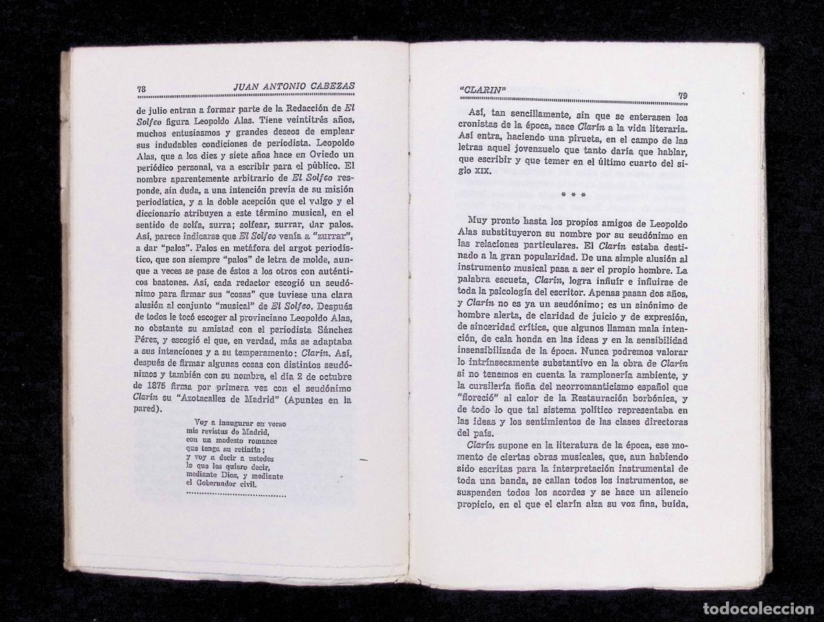 Libros: CLAR&Iacute;N. EL PROVINCIANO UNIVERSAL. - CABEZAS, Juan Antonio. - Foto 3