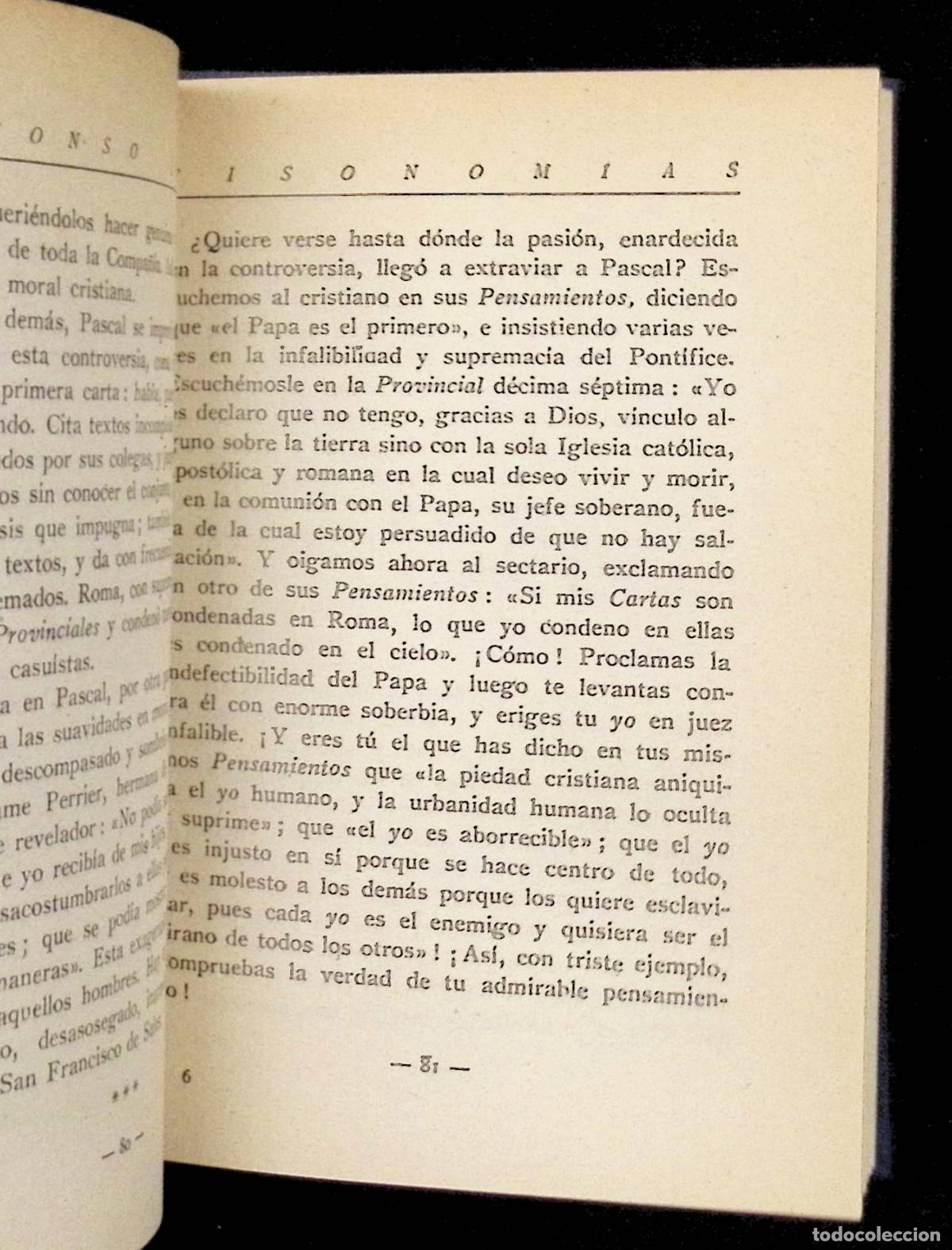 Libros: FISONOM&Iacute;AS. - JUNCO, Alfonso. EDITORIAL VIRTUS, BUENOS AIRES, 1927. - Foto 5