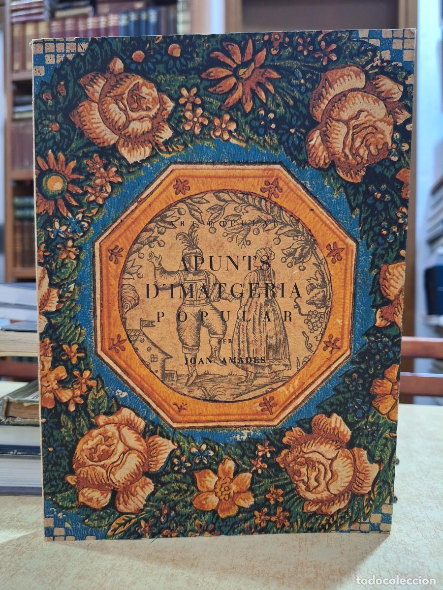 Libros: APUNTS DIMATGERIA POPULAR. - AMADES, JOAN. - Foto 1
