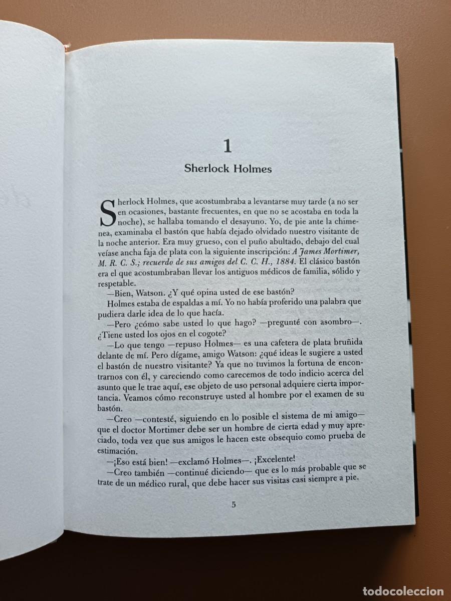 Libros: EL PERRO DE LOS BASKERVILLE- A. CONAN DOYLE - Foto 3
