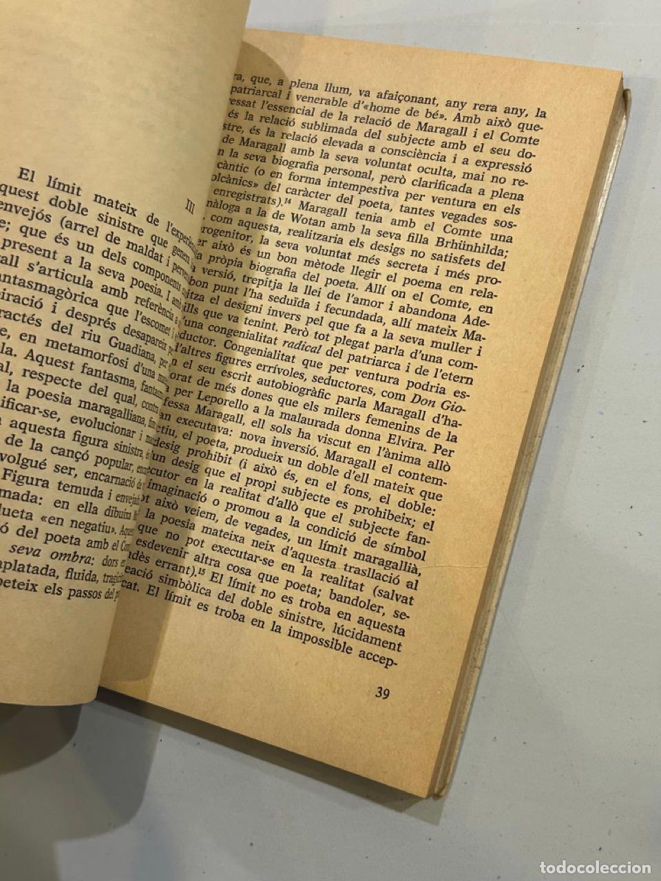 Libros: Eugenio Trias - El pensament de Joan Maragall - Foto 2