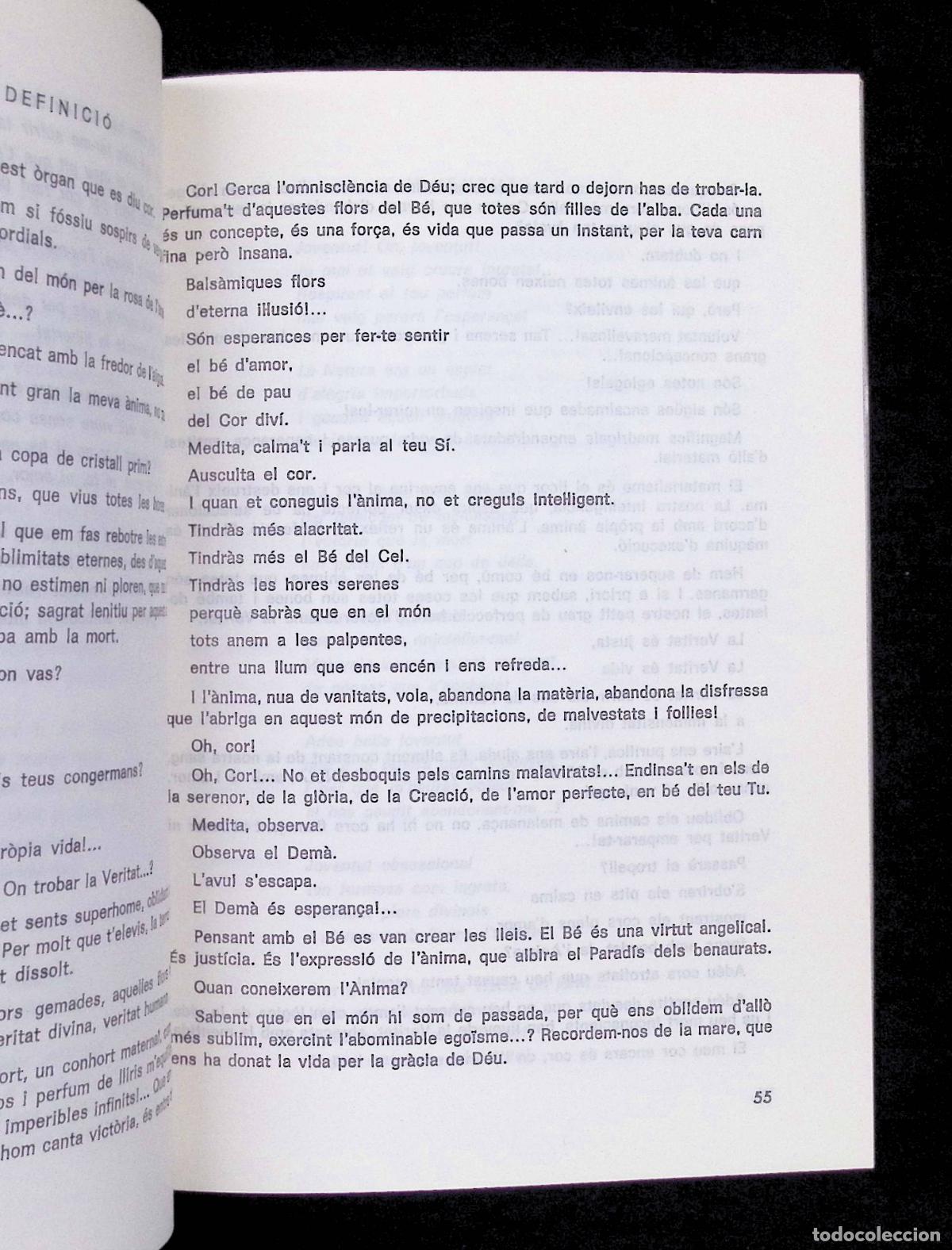 Libros: VISIONS DE L&Agrave;NIMA. - TORRES I ROSELL, Ramon. Dedicat&ograve;ria aut&ograve;grafa. - Foto 5