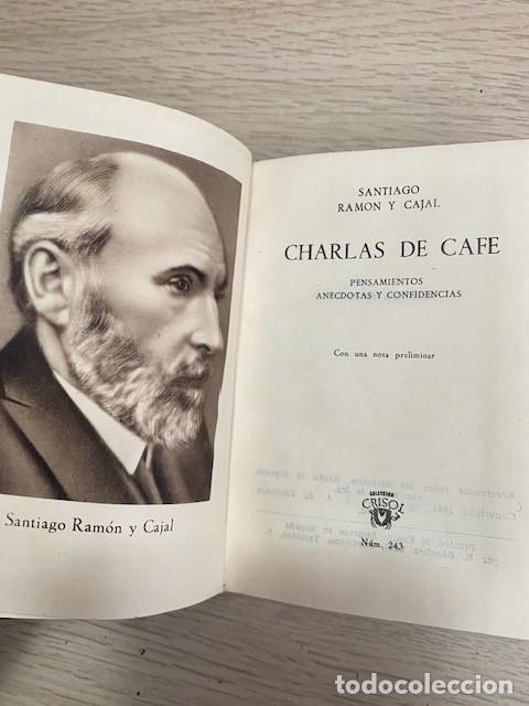 Libros: CHARLAS DE CAFE - RAM&Oacute;N Y CAJAL - Foto 2