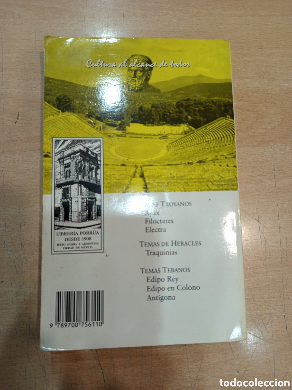 Libros: Las siete tragedias. S&oacute;focles. Editorial Porr&uacute;a - Foto 2