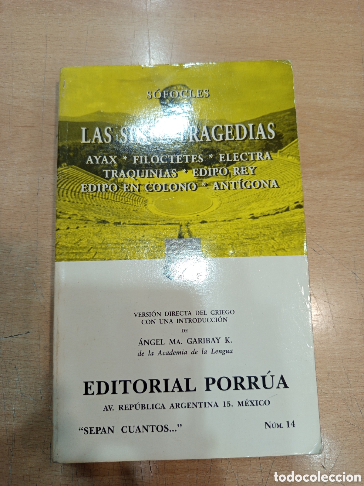 Libros: Las siete tragedias. S&oacute;focles. Editorial Porr&uacute;a - Foto 1