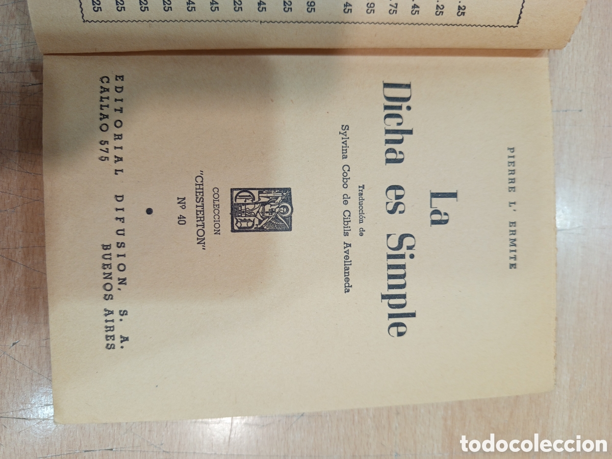 Libros: La dicha es simple. Pierre Lermite - Foto 4
