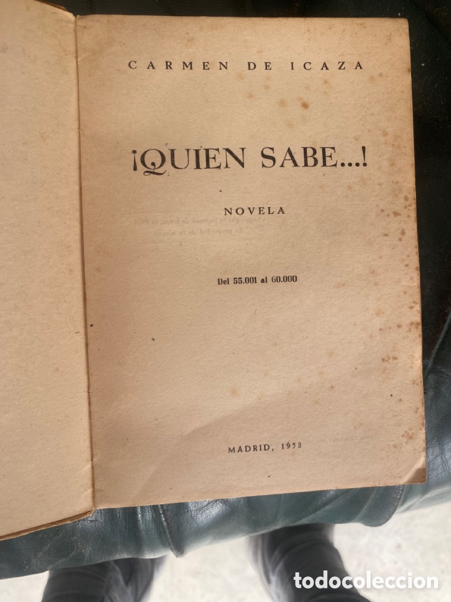 Libros: &iexcl;Qui&eacute;n sabe! - Carmen de Icaza - Foto 4