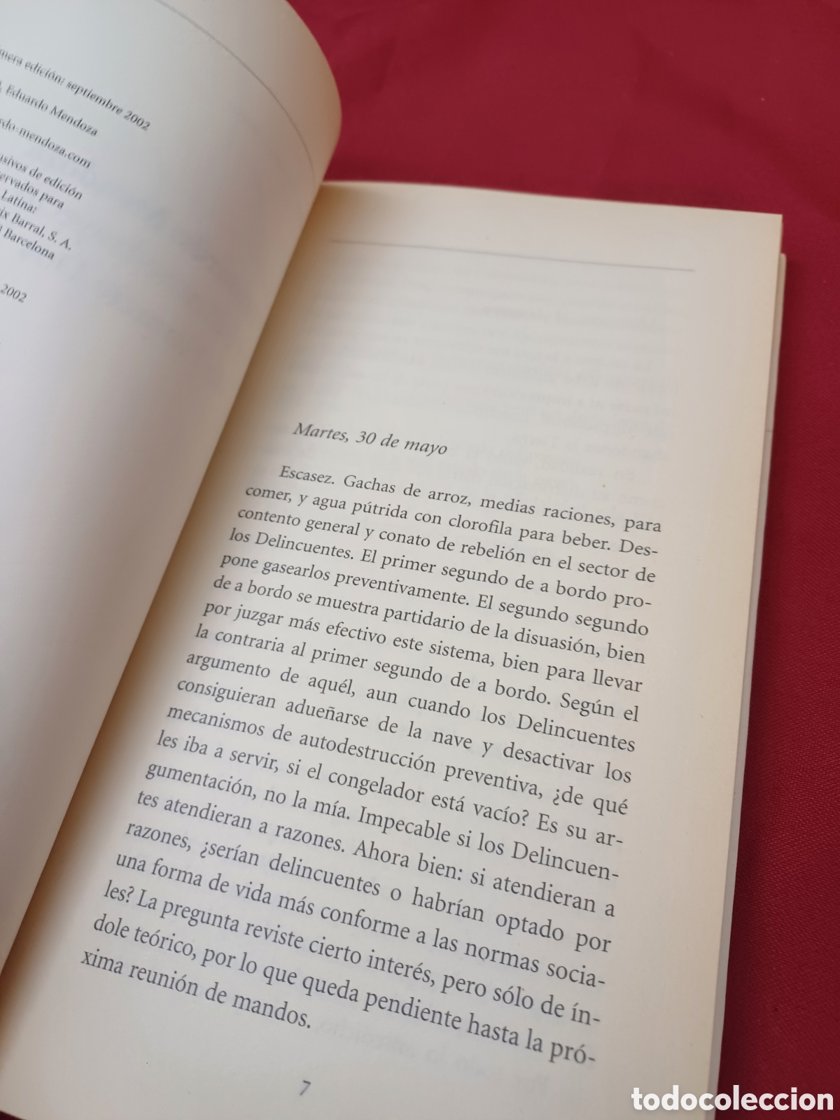 Libros: LIBRO, EL &Uacute;LTIMO TRAYECTO DE HORACIO DOS, EDUARDO MENDOZA, A&Ntilde;O 2002 - Foto 6