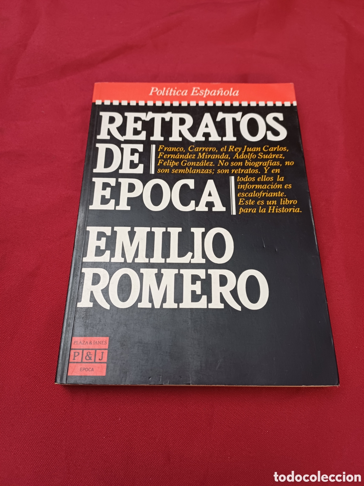 Libros: LIBRO, RETRATOS DE &Eacute;POCA, 1985 - Foto 1
