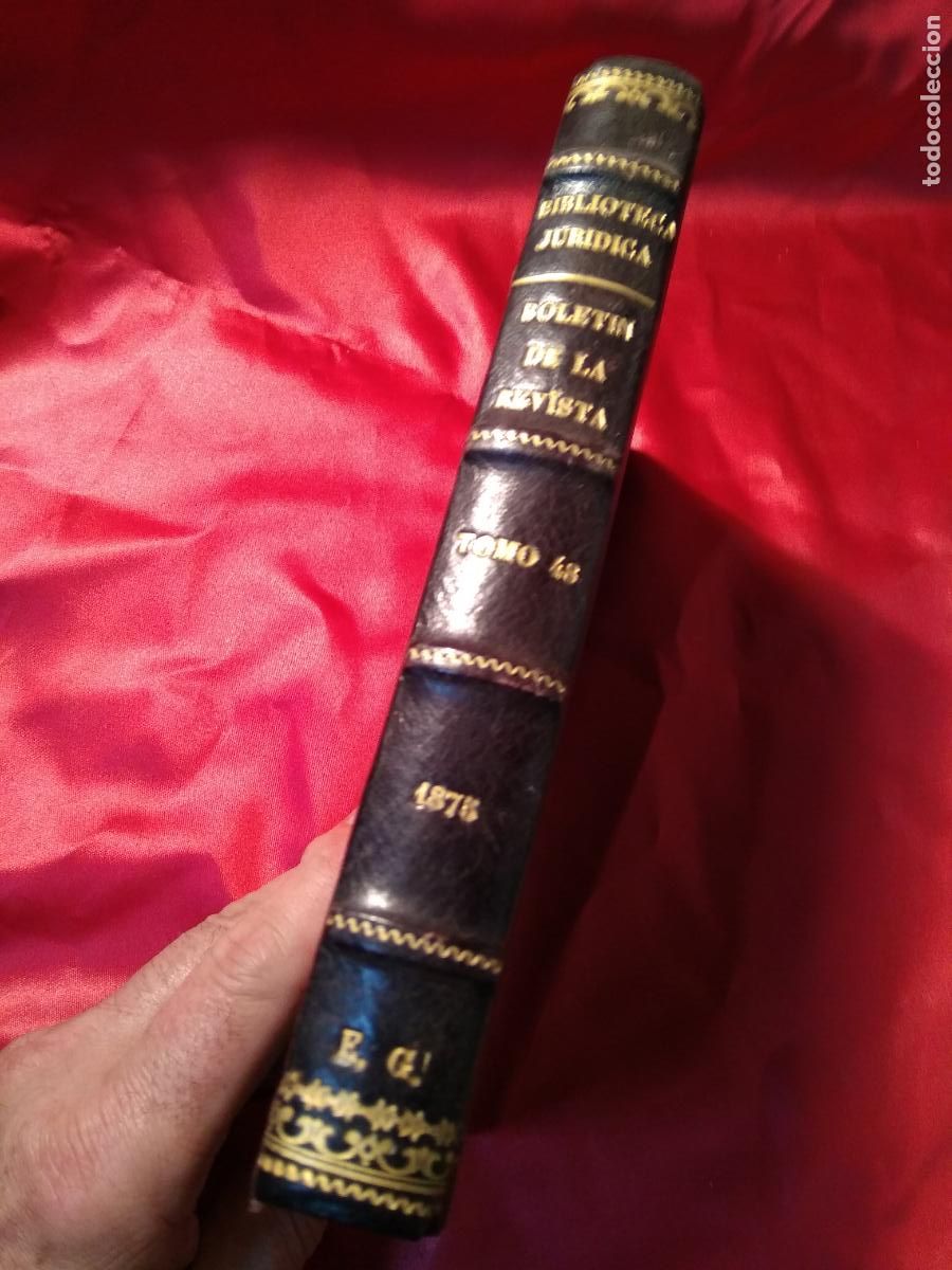 books: Boletin de la revista general de legislaci&oacute;n y jurisprudencia 1875 L.9601-1611