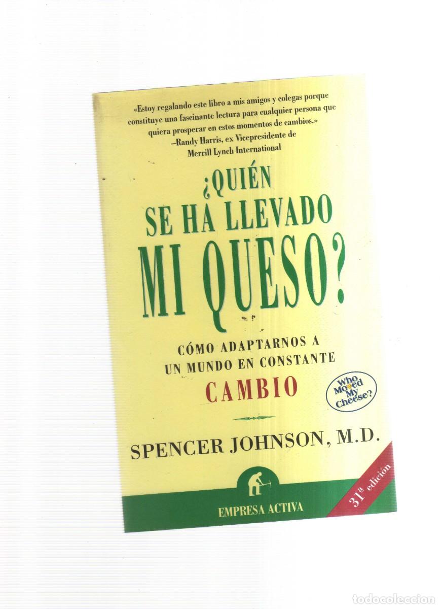 Libros: &iquest;QUIEN SE HA LLEVADO MI QUESO ? SPENCER JOHNSON - Foto 1