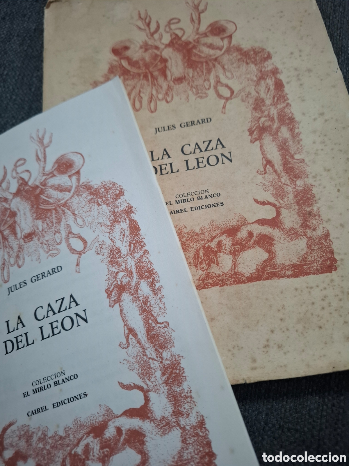 Libros: JULES GERARD LA CAZA DEL LEON CAIREL EDICIONES. NUMERO 440/500 EJEMPLARES - Foto 6