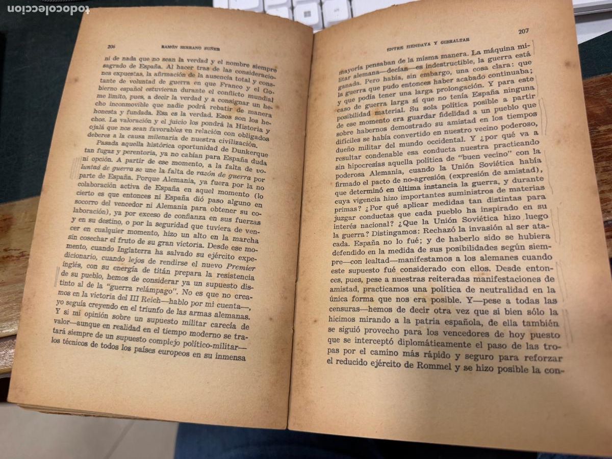 Libros: LIBRO ENTRE HENDAYA Y GIBRALTAR - 405 PAG. - Foto 7