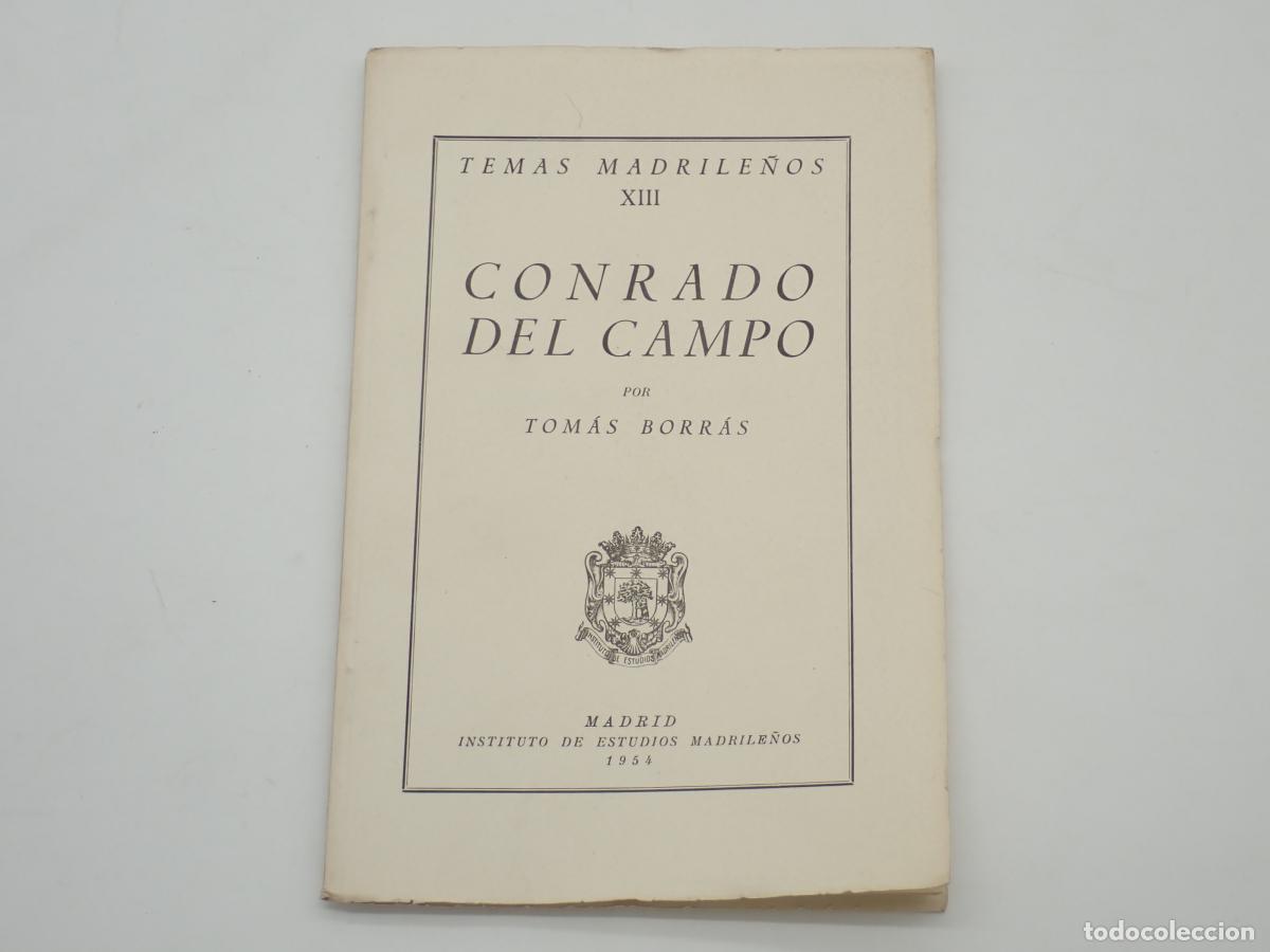 Libros: Conrado del Campo - Tom&aacute;s Borr&aacute;s - Foto 1