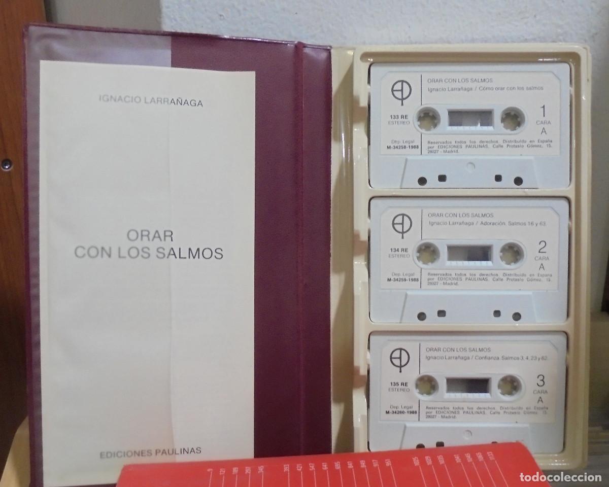 Libros: Orar con los salmos - 1. Ignacio Larra&ntilde;aga -- 3 casetes - Foto 2