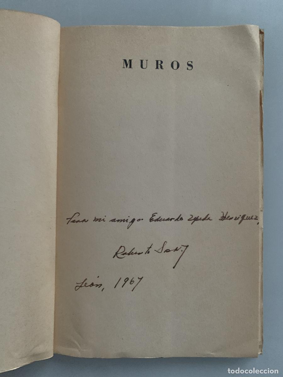 Libros: MUROS (Dedicado autor) - Roberto Sosa - Foto 2