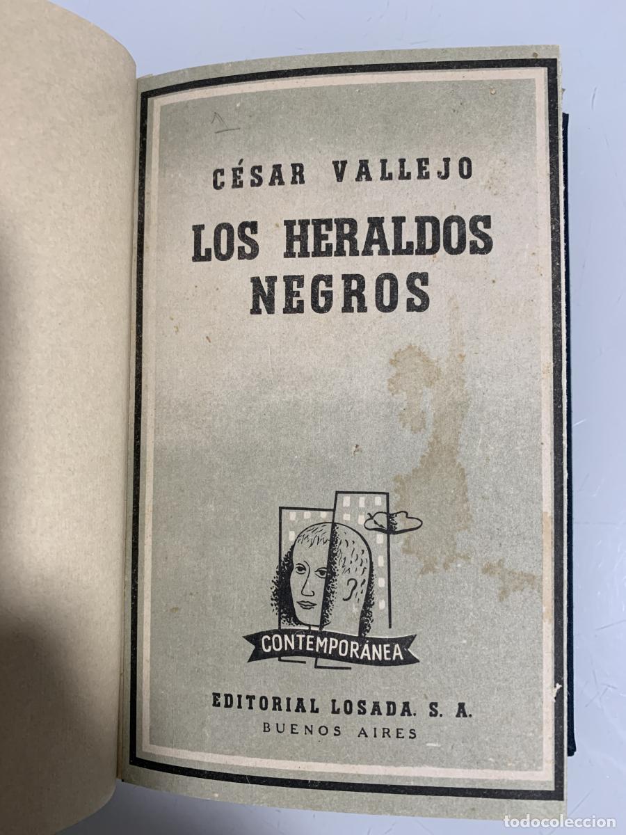 Libros: LOS HERALDOS NEGROS (1918) - C&eacute;sar Vallejo - Foto 3