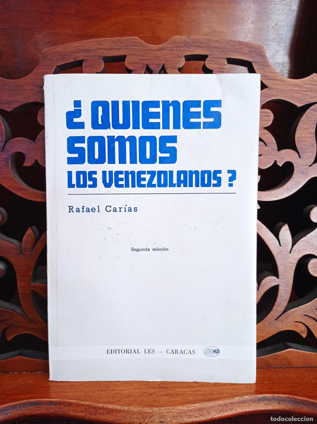 Livros em segunda m&atilde;o: &iquest; QUIENES SOMOS LOS VENEZOLANOS?, RAFAEL CARIAS. CARACAS, VENEZUELA 1983
