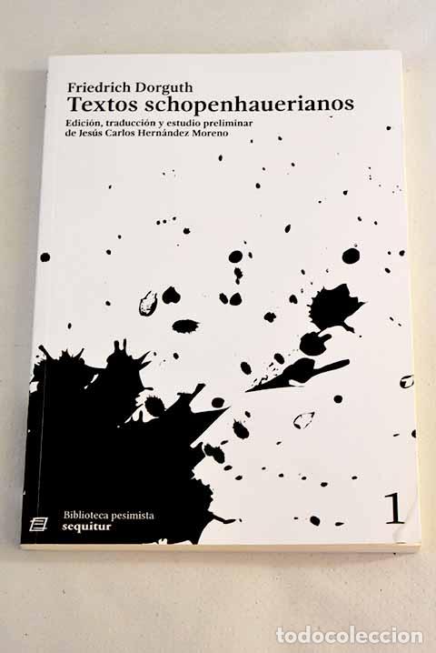 Libros: Textos schopenhauerianos.- Dorguth, Friedrich - Foto 1