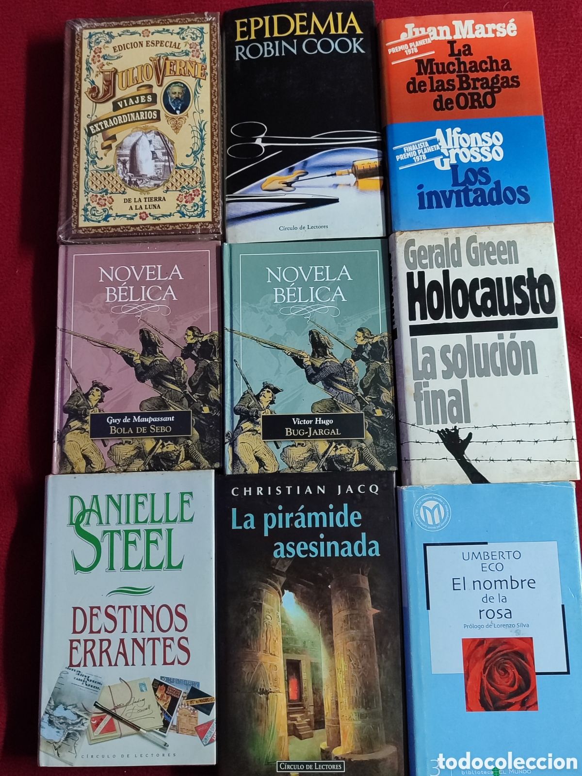 Libros: Novela. Nueve ejemplares - Foto 1