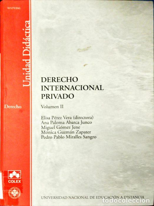 Libros: Derecho internacional privado volumen II - VVAA - Foto 1