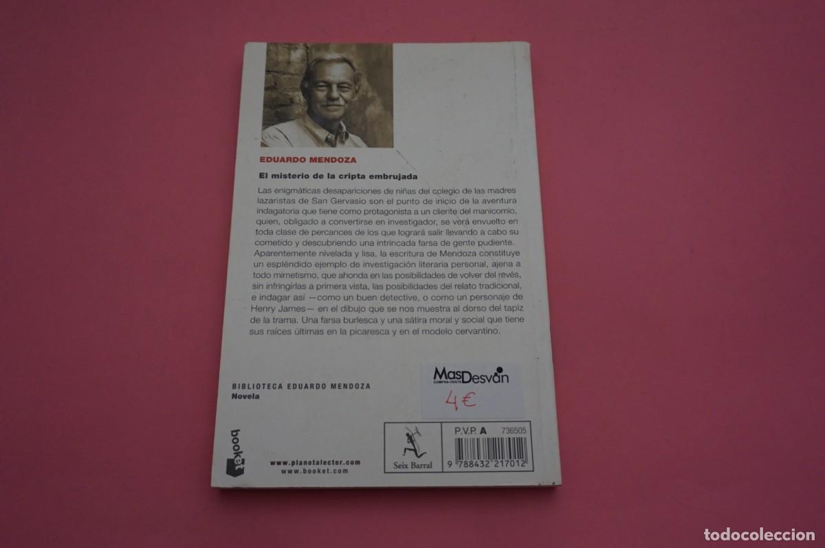 Libros: 6A/ EL MISTERIO DE LA CRIPTA EMBRUJADA - EDUARDO MENDOZA / SEIX BARRAL - Foto 5