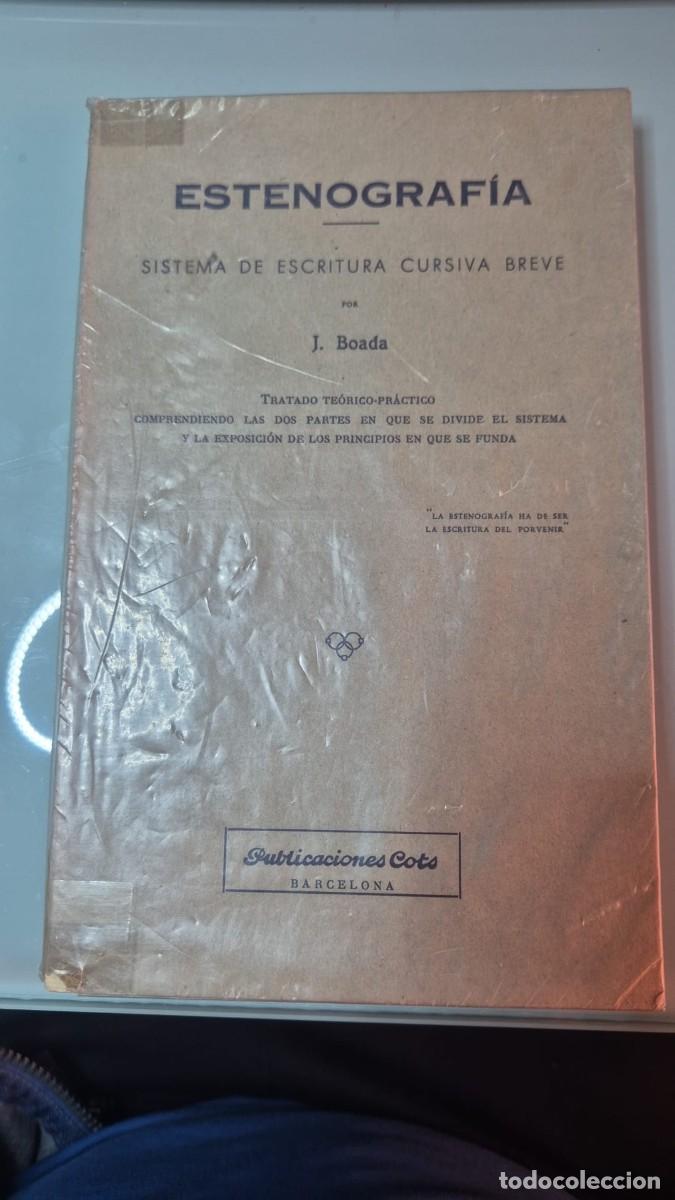 Libros: ESTENOGRAF&Iacute;A. Escritura cursiva - Foto 1