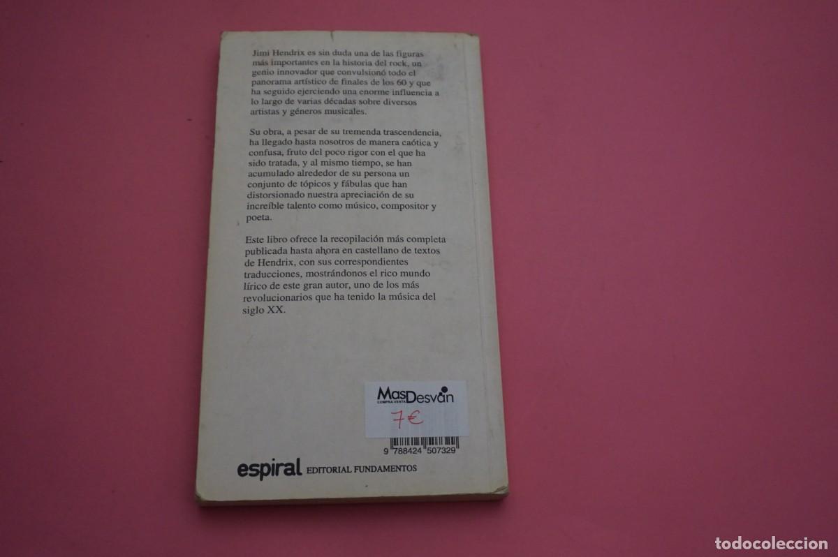 Libros: M2E/ JIMI HENDRIX - CANCIONES / ESPIRAL - Foto 5