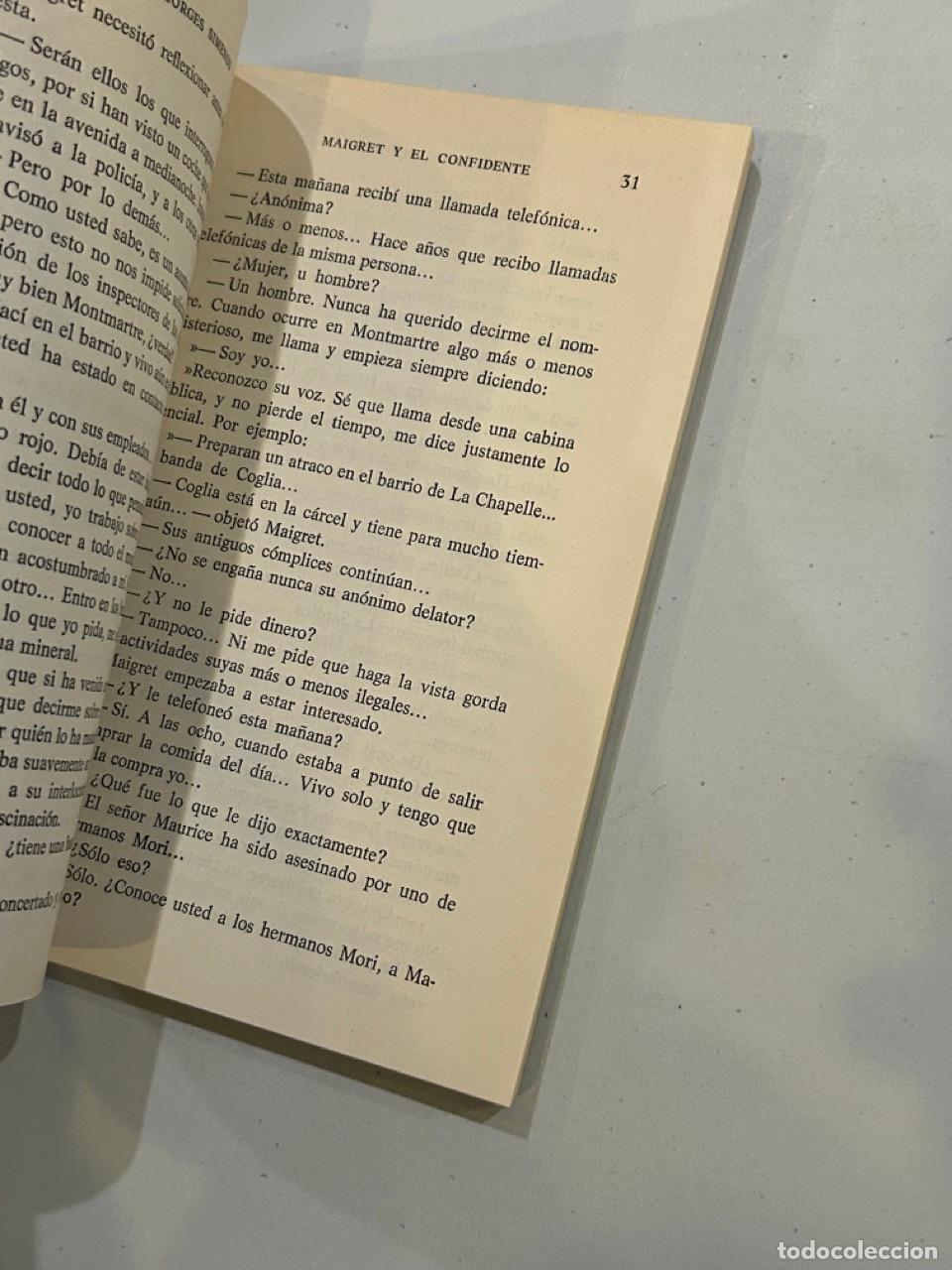Libros: Georges Simenon - Maigret y el confidente - Foto 5