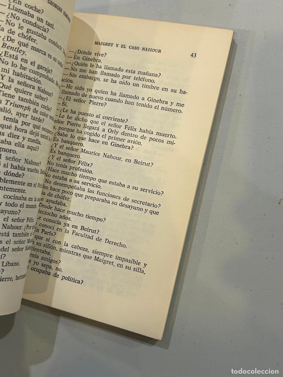 Libros: Georges Simenon - Maigret y el caso Nahour - Foto 3