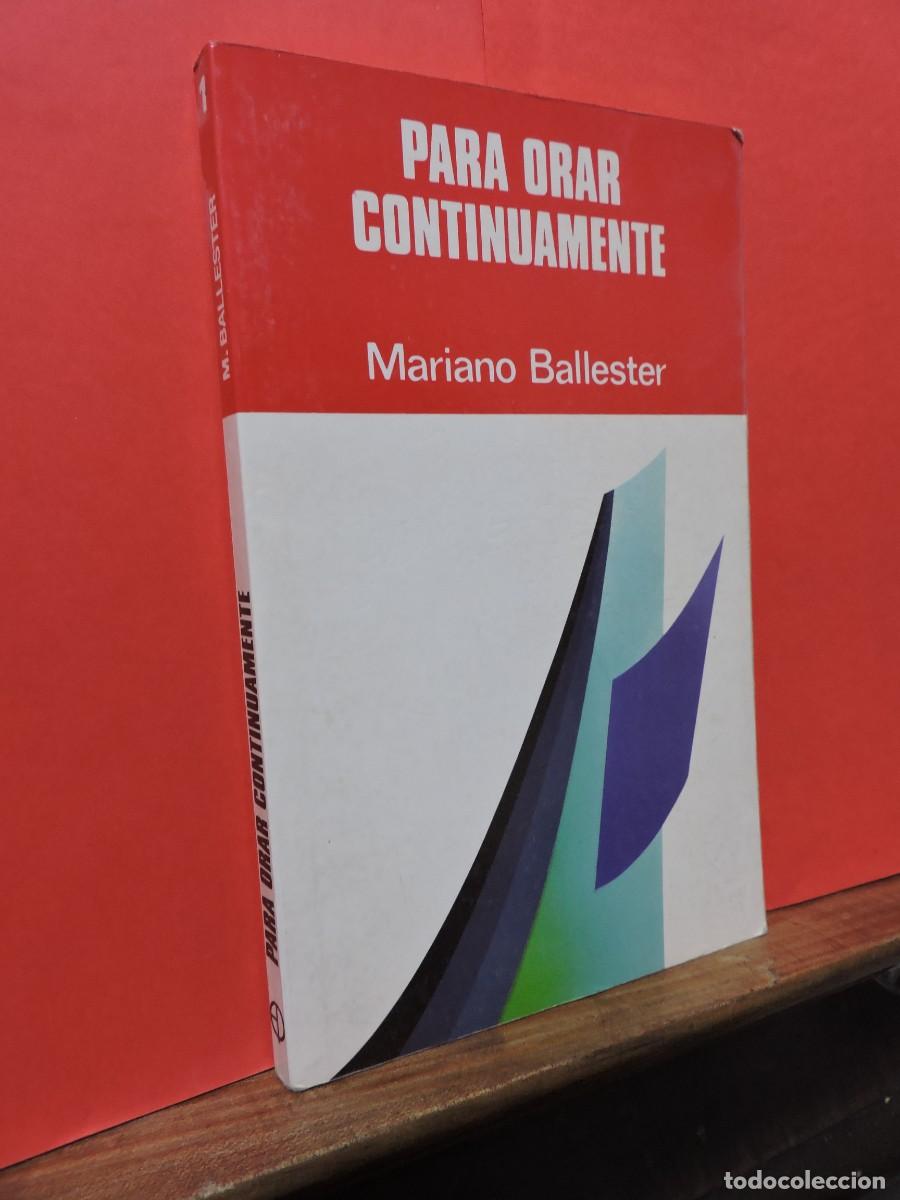 Libros: Para orar continuamente. BALLESTER, Mariano. Ed. Paulinas. Madrid, 1990 - Foto 1