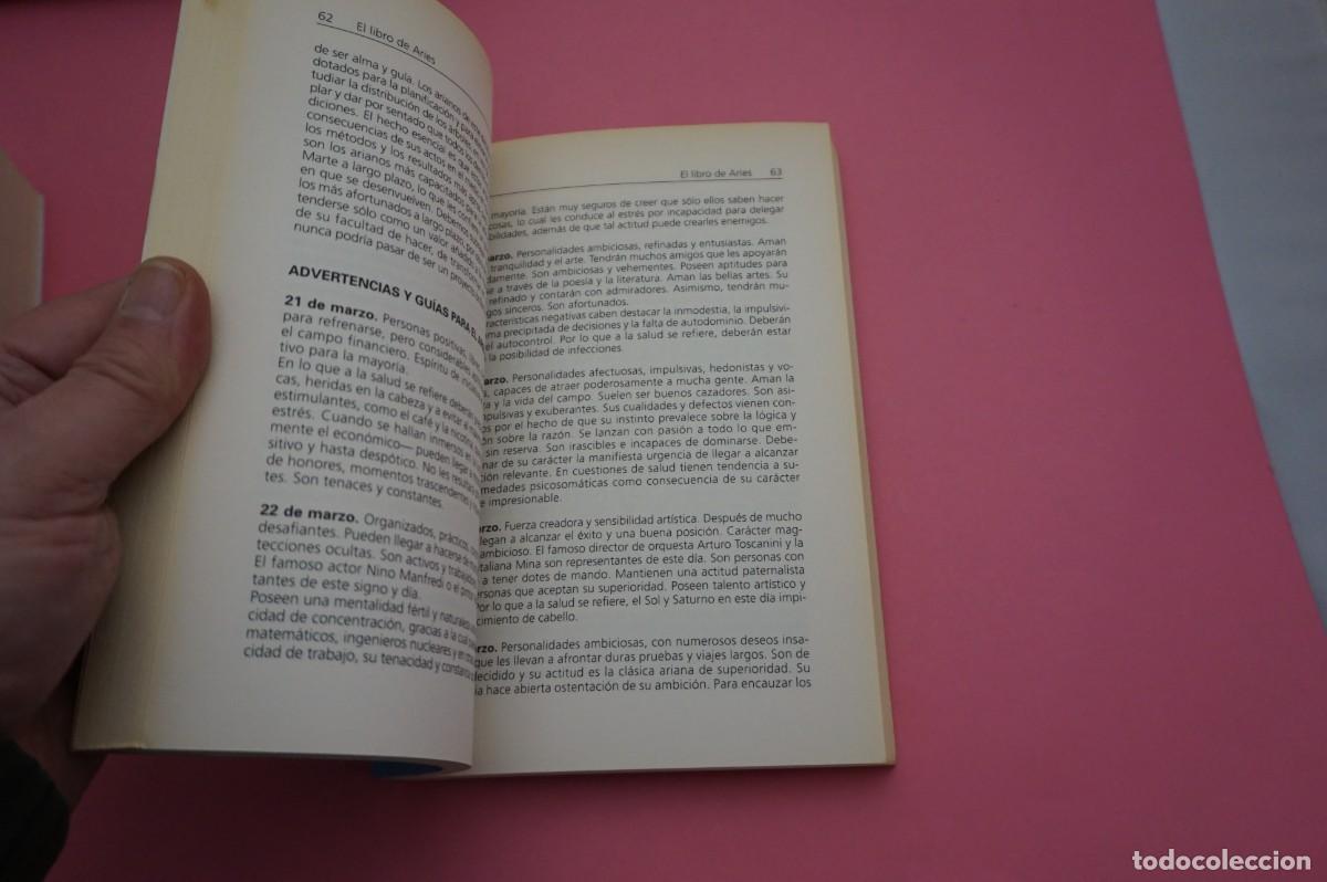 Libros: 20B/ EL LIBRO DE ARIES - TODO EL ZODIACO / EDITORIAL DE VECCHI - Foto 4