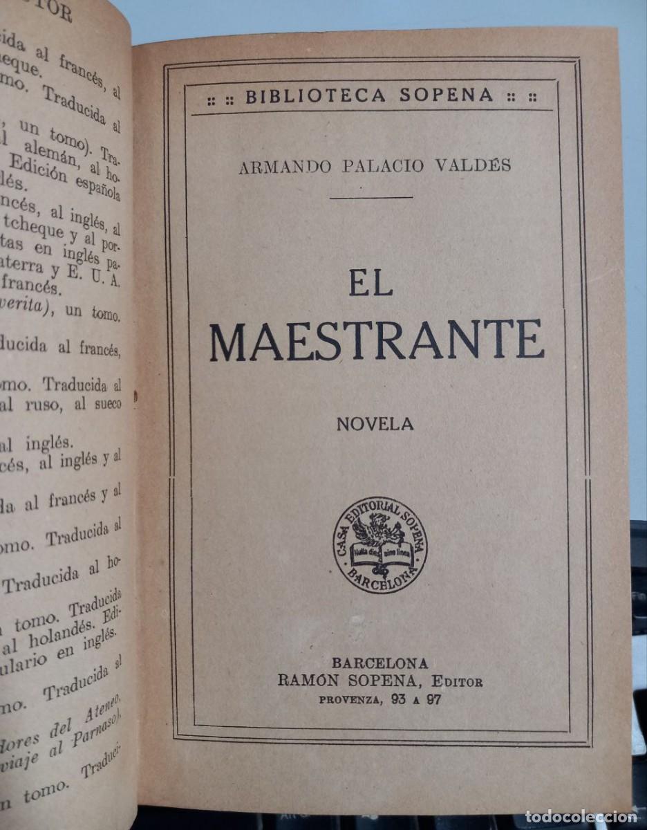 Libros: El maestrante. - PALACIO VALD&Eacute;S, Armando: - Foto 5