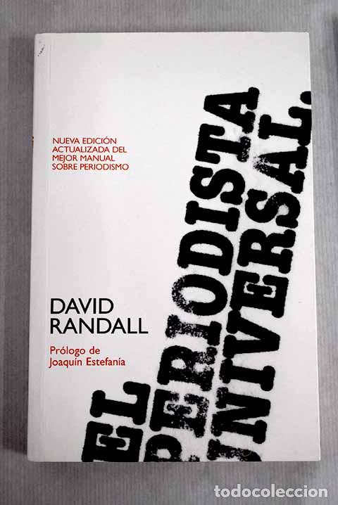 Libros: El periodista universal.- Randall, David - Foto 1