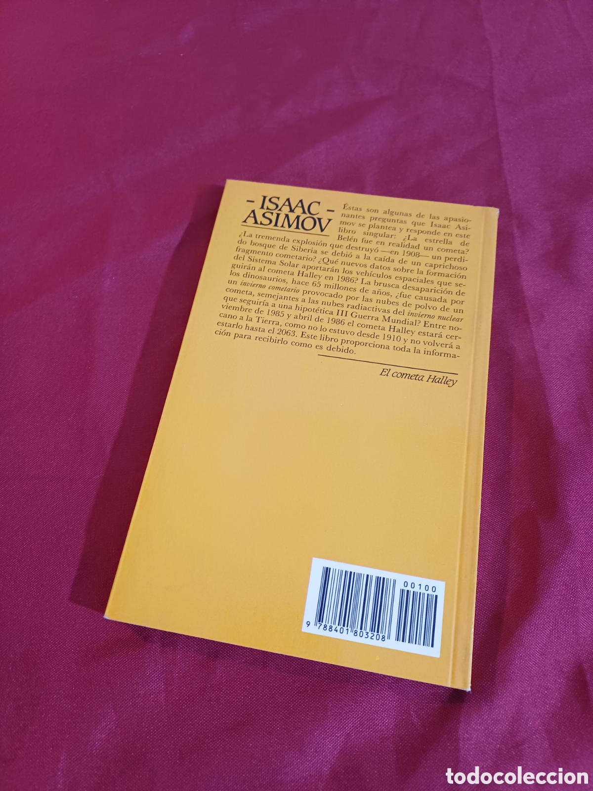 Libros: LIBRO, EL COMETA HALLEY, ISAAC ASIMOV, PRIMERA EDICI&Oacute;N 1985 - Foto 3
