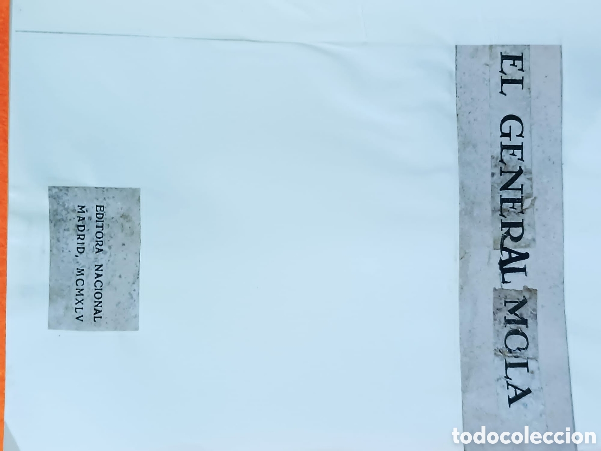 Libros: El General Mola, Iribarren - Foto 3