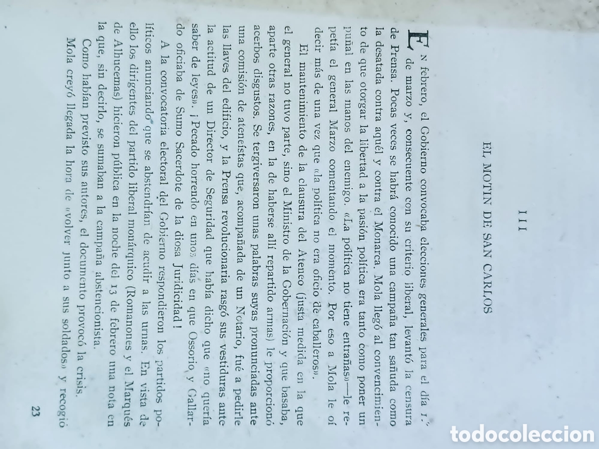 Libros: El General Mola, Iribarren - Foto 5