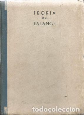 Libros: TEORIA DE LA FALANGE - S/A - Foto 1