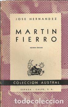 Libros: MARTIN FIERRO - HERNANDEZ, JOSE - Foto 1