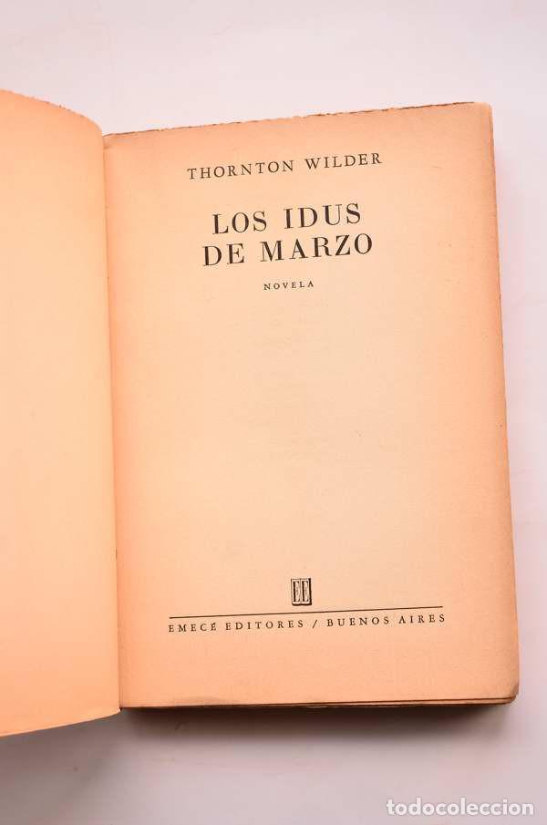 Libros: Los idus de Marzo - WILDER, Thornton - Foto 2